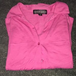 Pink Button down shirt